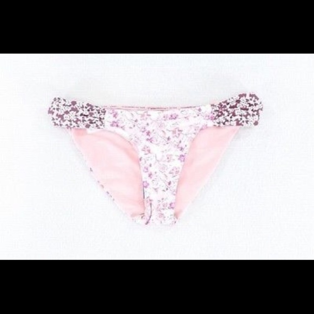 NWT Lucky Brand Pink Reversible Swimwear Bottoms